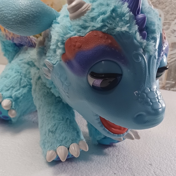 Fur Real Friends Light Sound Torch My Blazin' Baby Dragon Dinosaur Animated Pet - Picture 7 of 9